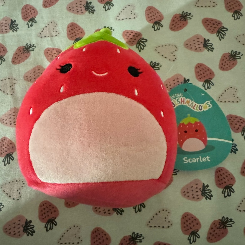 Squishmallows Scarlet Strawberry Plush Toy